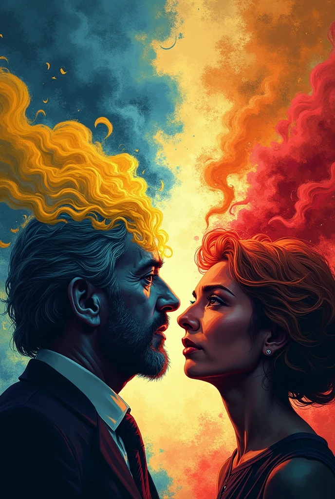 make me a comic about Colombia's relations with the United States, you must include in the story any element, whether they are iconic or political characters or determining processes in the relations of these two countries
