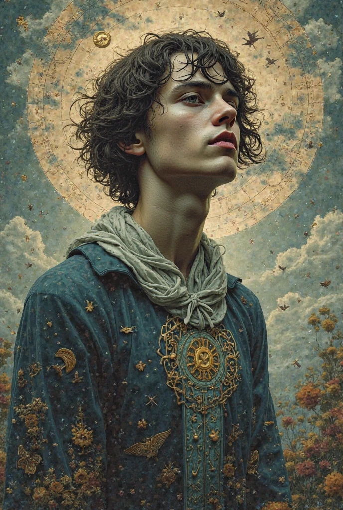 Create a creative cover of Herman Hesse's book Demian with your title 