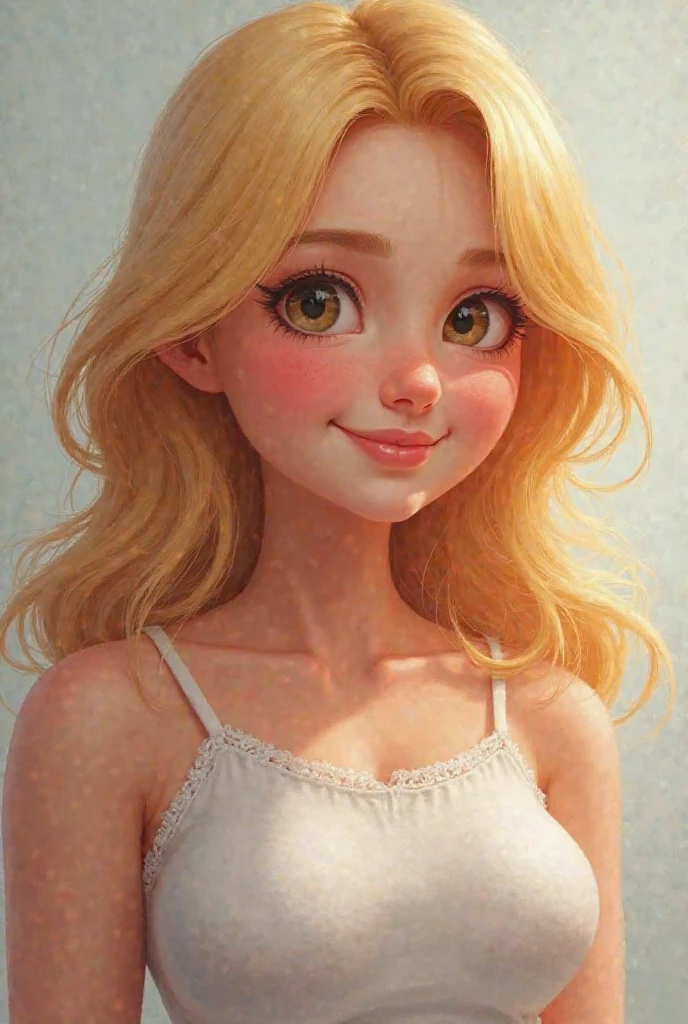 Blonde gal。Private Server。seems kind。