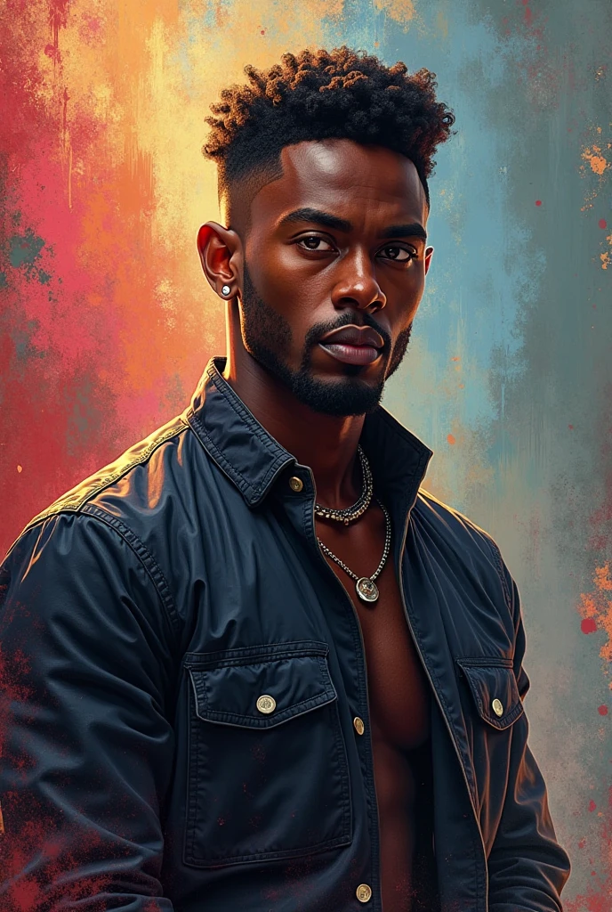 with the singer Luchè