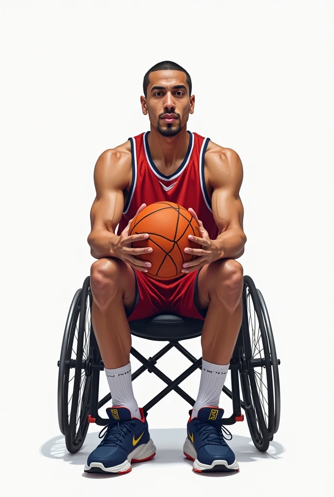 Create the Air Jordan logo but in a wheelchair