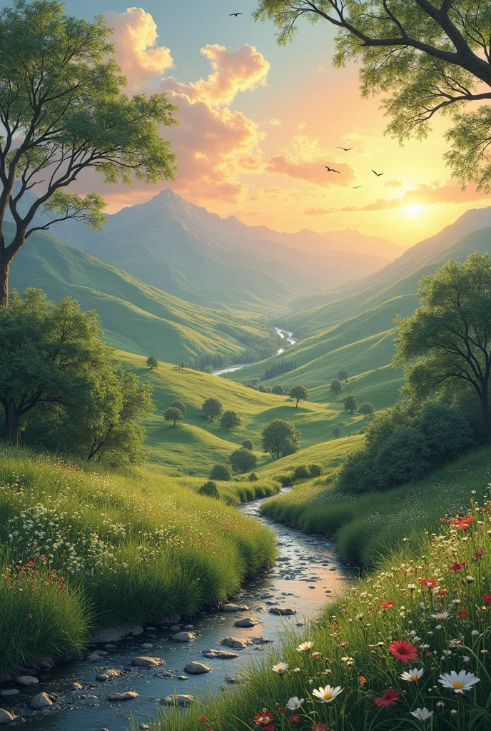 A landscape that would follow the requirements of the other images, but now without the gunman