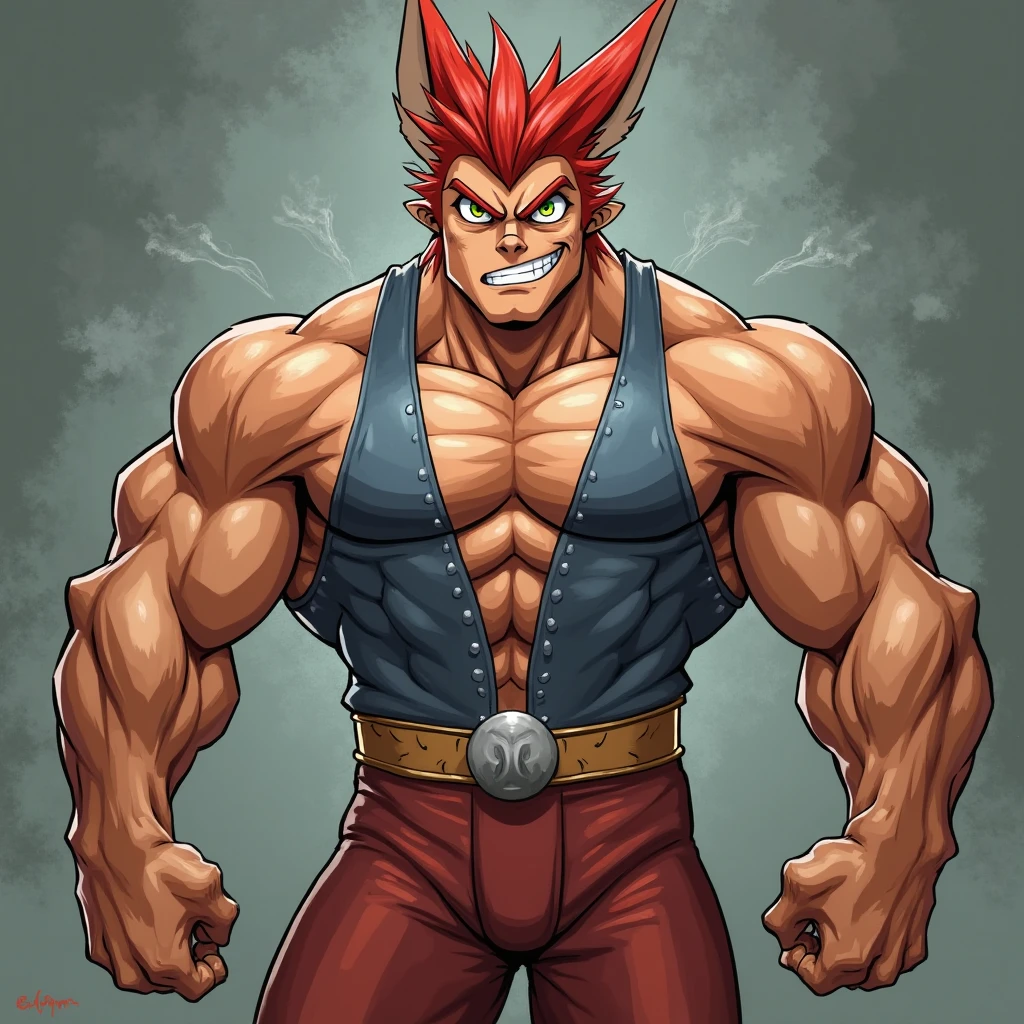 AnimeChan Style bowser, masterpiece, best quality, high quality, highly detailed, extremely detailed 8k wallpaper, hyper-detailed, high resolution, highres, absurdres, intricate detail, extremely detailed
((celtic)) warrior, 1boy, male focus, mature male,
full body
dominant pose, muscular, manly, masculine, aggressive, (hairy chest)
hairy chest, beard, auburn hair
soft light, diffuse light, chiaroscuro, volumetric lighting, good lighting, perfect lighting,
(angry)
bracelets, (neck torc)
cowboy shot, rule of thirds
fog
perfect anatomy, (perfect thighs), detailed face, detailed eyes, perfect hands, retraced face <lora:bowser_LoRA320:2>