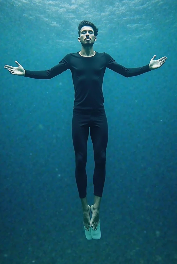 Crying arya stark in a busy queue at a water park, anxious facial expression, wetsuit