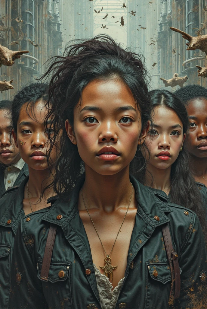 Create an image that shows biased language towards people