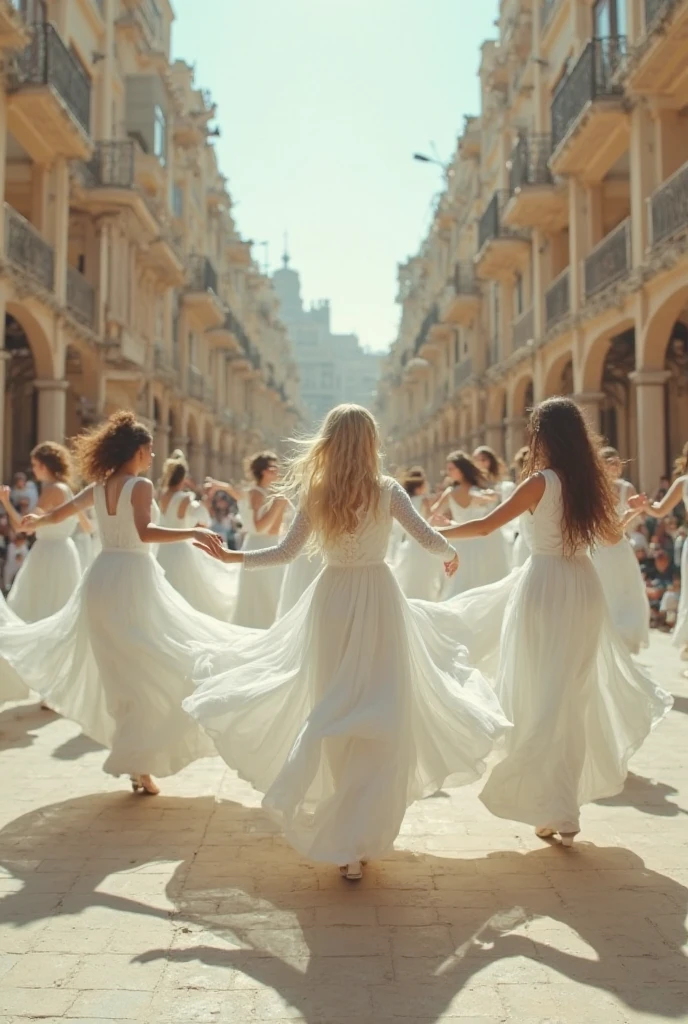 Recreate this image https://www.google.featuring/search?q=Segundo+temple+off+Jerusalem+that+B%27av&client=ms-android-xiaomi-terr1-rso2&SCA_esv=b54cbe2c433cdfd4&udm=2&pee=491&Bih=945&sxsrf=ADLYWIJJva4ybsjOPeWWcKPZWW8WgpiQZQ%3A1724038885908&no=5b7CZuOGN9aVwbkP7ZWnoA4&white=Segundo+temple+off+Jerusalem+that+B%27av&Gs_lp=EhNtb2JpbGUtZ3dzLXdpno1zZXJwIiNzZWd1bmRvIHRlbXBsbyBkZSBKZXJ1c2FsZW0gdHUgQidhdjIIEAAYgAQYogRIpC9QwgZYni9wBHgAkAEAmAHMAqAB3RWqAQcwLjIuOC4xuAEDyAEA-AEBmAIPoAKMFsICBBAjGCfCAgQQABgemAMAiAYBkgcHNC4yLjcuMqAH5RM&sclient=mobile-gws-wiz-serp#imgrc=WxU5dUJRBG0lXM&imgdii=H6FSMYNzJOXrBM
Agrega un grupo off mujeres judías vestidas off blanco bailando.