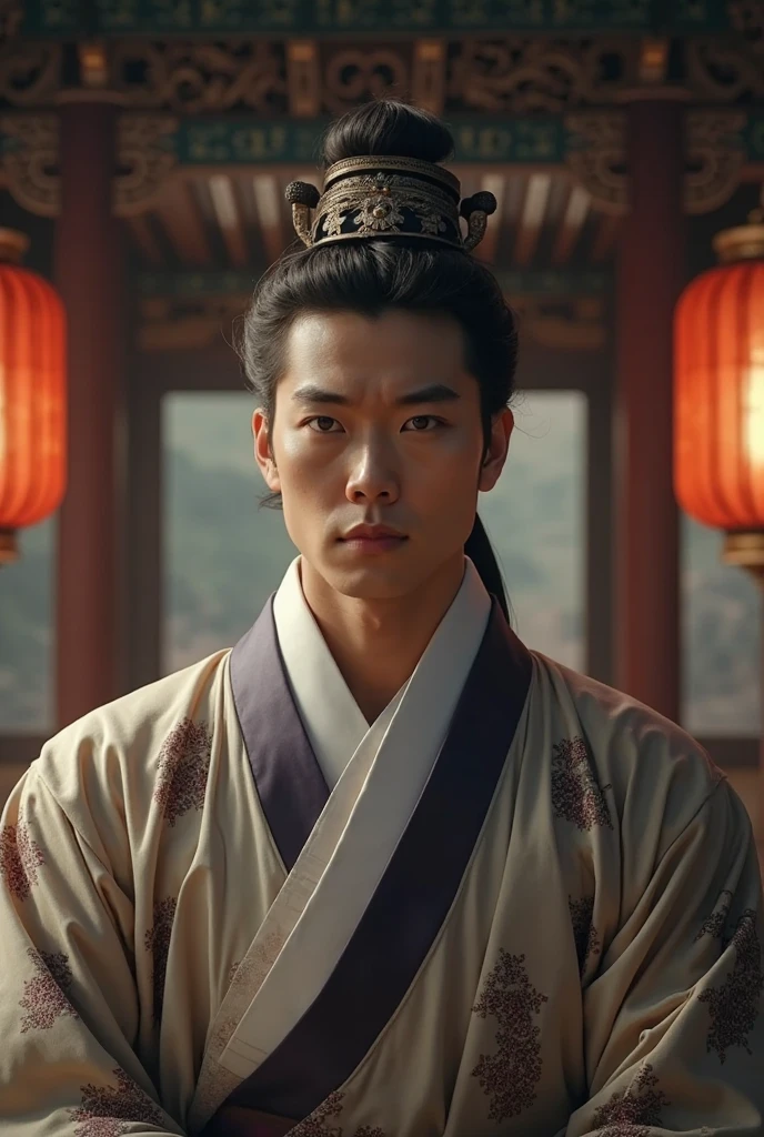 Handsome Korean man who is ashamed to take up the jeongdae