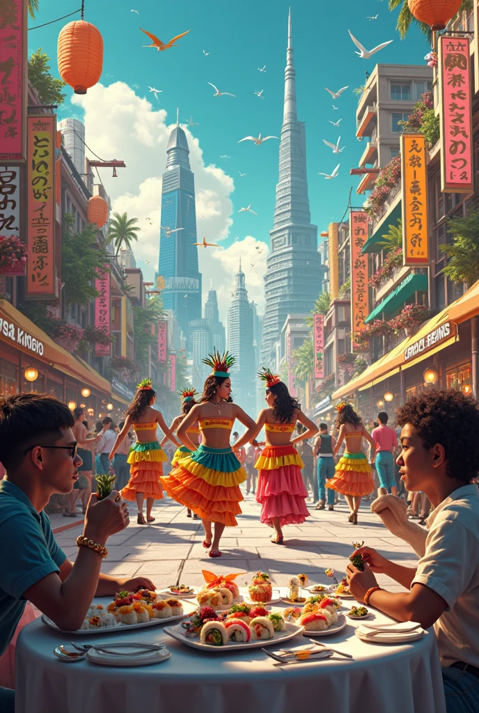 Living the Culture: From Samba to Sushi. Make a landscape