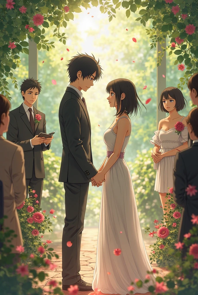 Eren and mikasa getting married realistic 