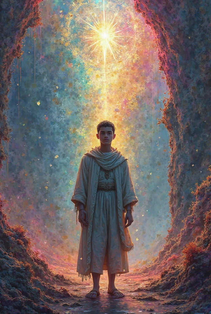 A 23 years old boy named saimon is waiting to meet prophet in jannah while living in the limited colourful world