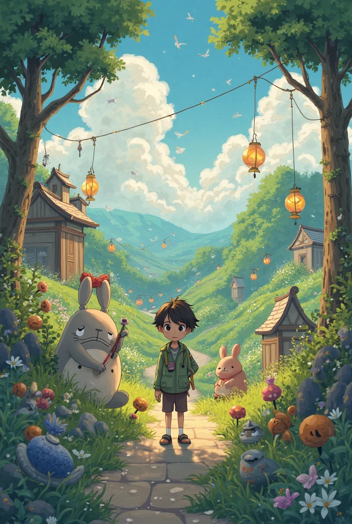 GENERATE AN IMAGE OF STUDIO GIBBLI