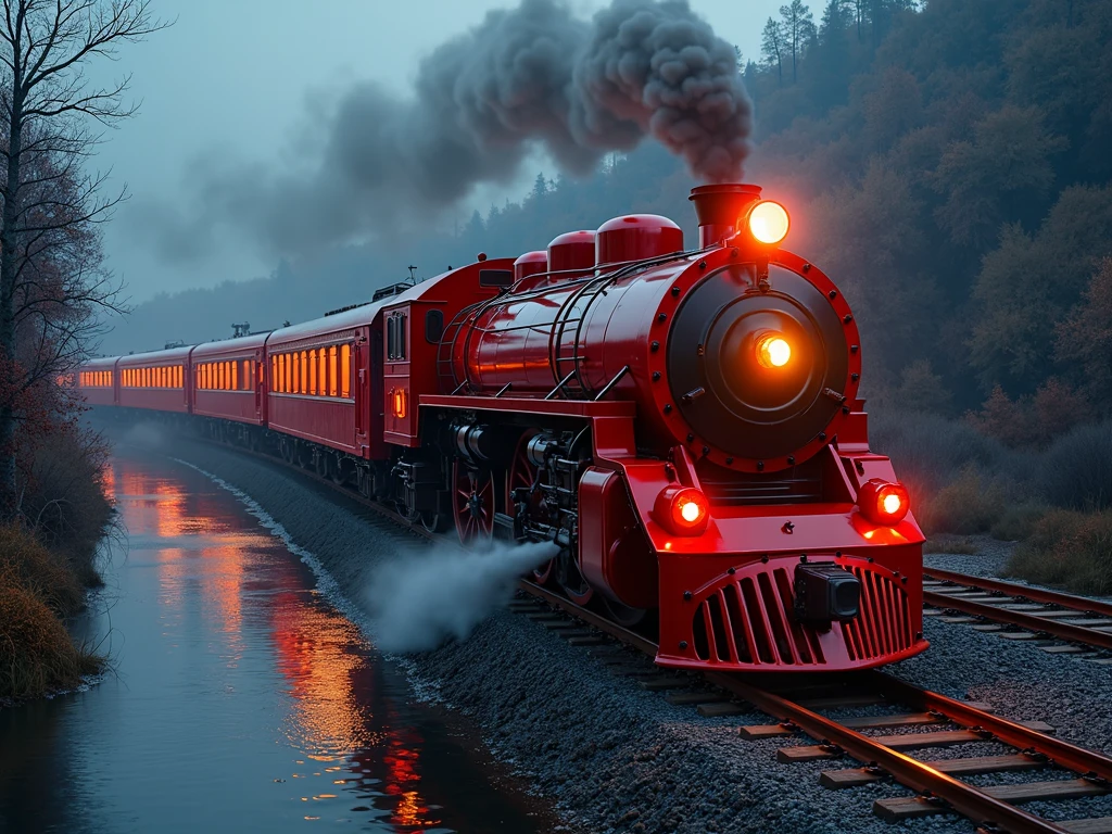 RAW photo, (epic landscape), masterpiece, ((dieselpunk)), futuristic factory, postapocalyptic, smoke, best quality, dynamic pos, ultra detailed, reflective puddles, metal plates, rust, full body, fluid movement, light trail, dramatic lighting, red tone, short_hair, Photorealistic, Hyperrealistic, Hyperdetailed, analog style, detailed skin, matte skin, soft lighting, subsurface scattering, realistic, heavy shadow, masterpiece, best quality, ultra realistic, 8k, High Detail, film photography, soft focus,