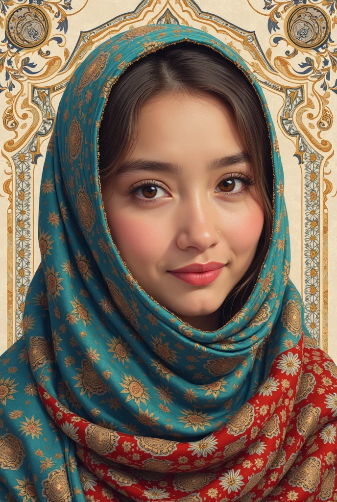 A card saying congratulations on the hijab, Huda