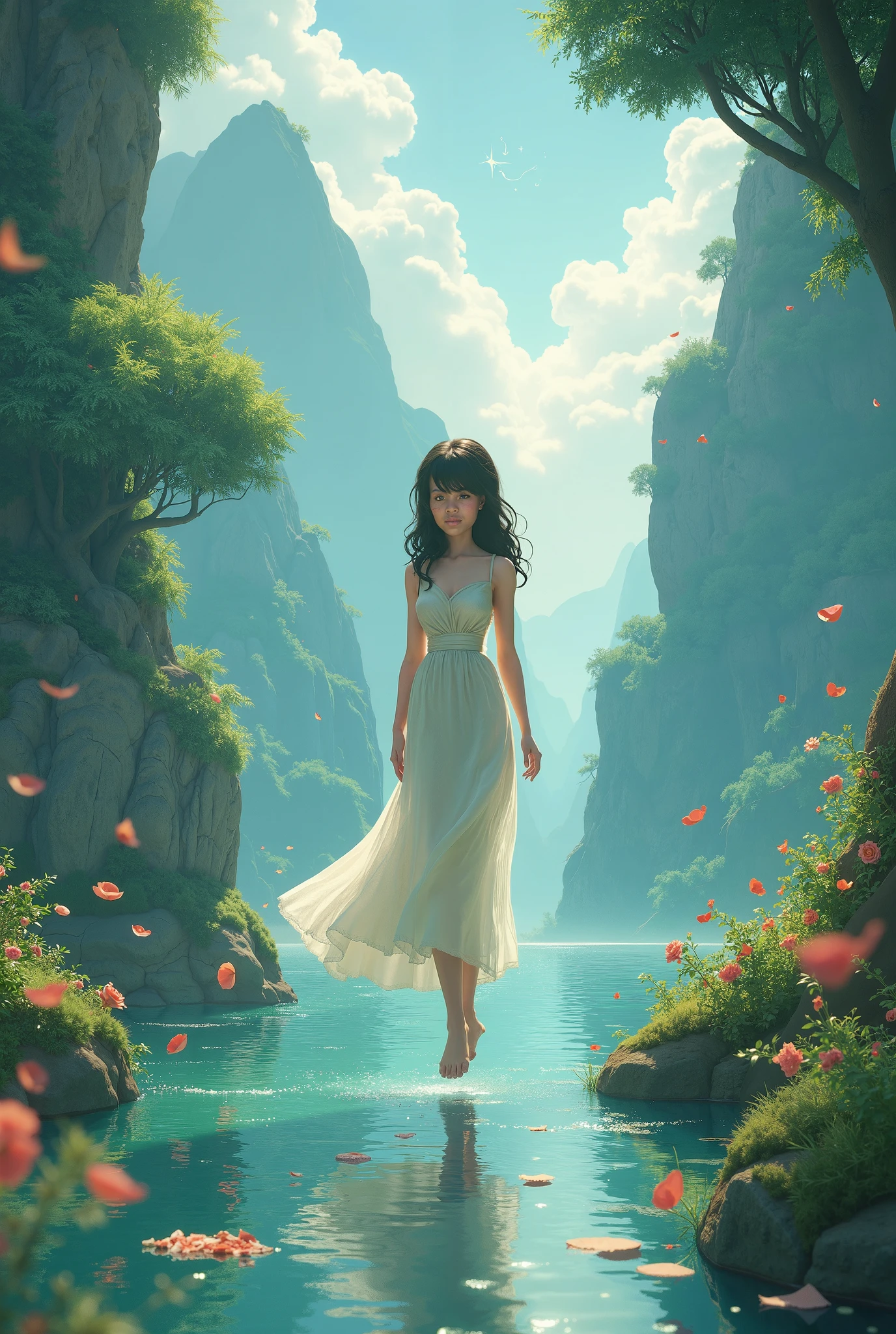 Transformer cette photo en style ghibi et respecter les détails 