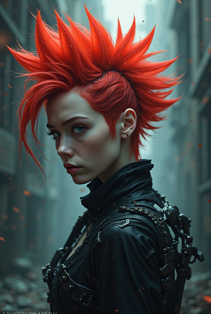 Do the same one but with pointed hair 