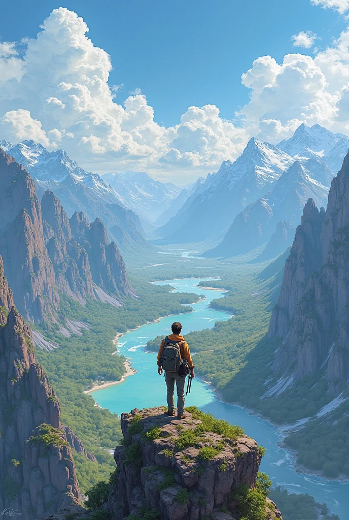 Create an image related to geography 