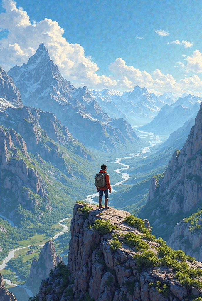 Create an image related to geography 