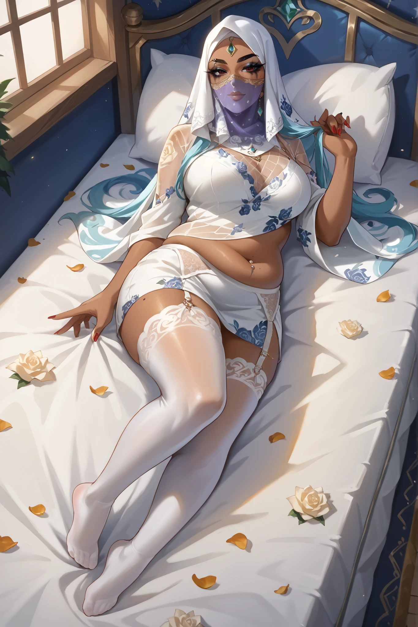 Bigboobs,white hair,having sex with man,on bed