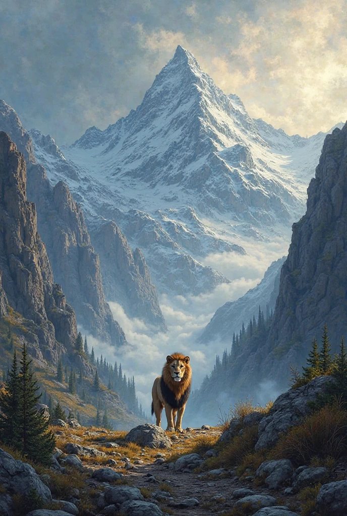 From this photo I need help to make it realistic with artistic painting 