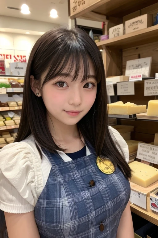 closeup shot , Best picture quality (8K, high resolution, Masterpiece: 1.2), super detailed, 215 Short Hair, 16-year-old woman,
situation: 「Kiki's Delivery Service」A set that recreates a bakery、A scene where she sells bread like Kiki。
clothing: Kiki Cosplay(Black dress、Red ribbon、apron)。Hair tied up in a ribbon like Kiki。(Wearing an eye patch:1.4)
angle: Bakery counter in the background、A wide-angle shot of someone holding bread。The scene where bread is handed to the customer、Close up of smiling face。Capture people immersed in the world of Ghibli characters。
Close-up of face
, random cute pose ,big eyes ,Puffy eyes , Heart Pupil, blush , huge shy smile , salute