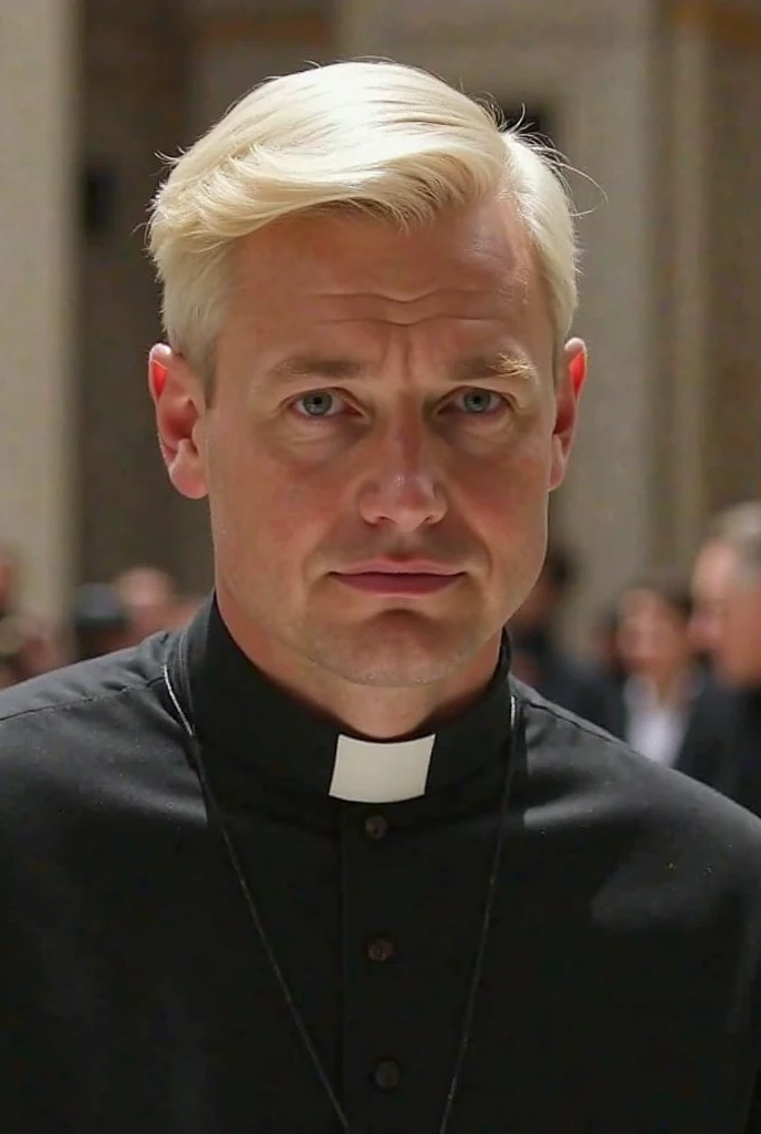 (dark shot:1.4), 80mm, photo of a priest, <lora:mAizenberg:0.9>,blonde hair, <lora:LowRA_v2:0.1>, fat, soft light, sharp, exposure blend, medium shot, bokeh, (hdr:1.4), high contrast, (cinematic, teal and orange:0.85), (muted colors, dim colors, soothing tones:1.3), low saturation, (hyperdetailed:1.2), (noir:0.4)