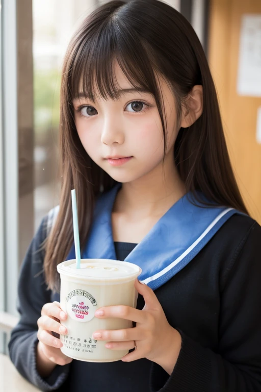 one girl, (a beauty girl, delicate girl:1.3), (:1.3),
break, (school uniform, Seraphim:1.3),
break, (vending machine:1.3), (Drink hot coffee:1.5), perfectly trimmed fingers,
break, Very fine grain definition, (Symmetrical eyes:1.3),
break, Small breasts, Brown eyes, Parted bangs, Brown Hair, girl,
break, (Eye and facial details:1.0), (Face close-up, Zoom in on face, Face Focus:1.0),
break, (masterpiece, Highest quality, Super detailed, Detailed face, 8K)