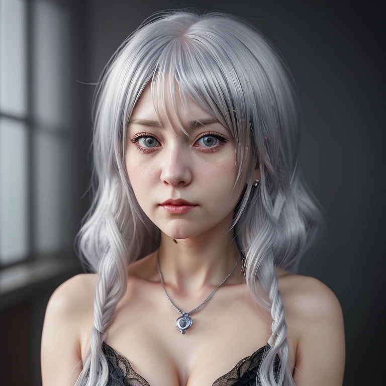 Elena gilbert with grey hair