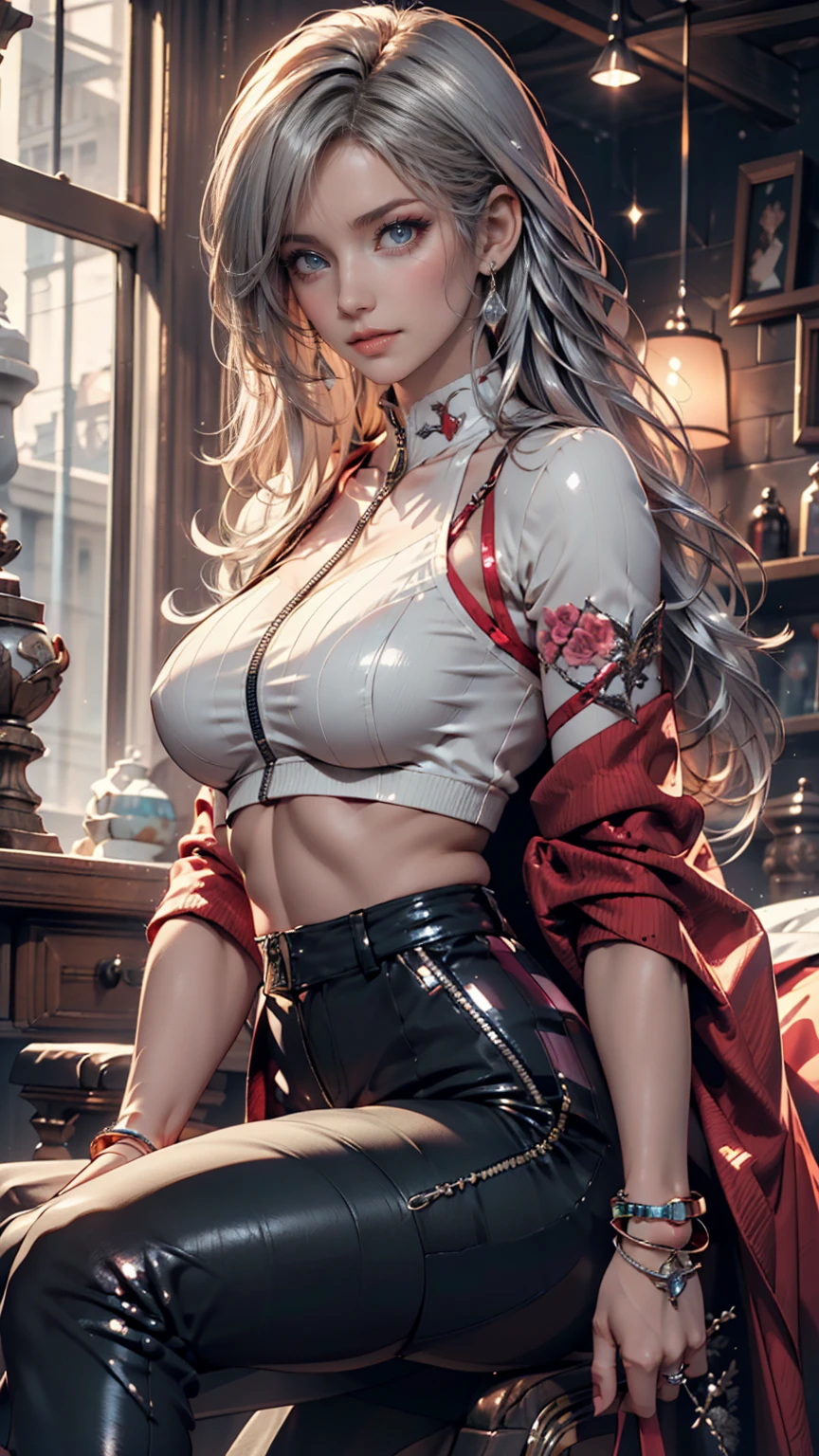 8K,luxurious red clothes,