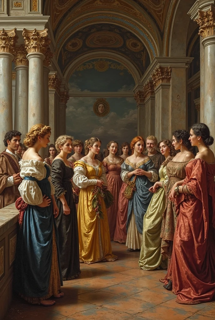 create a Renaissance pictorial work