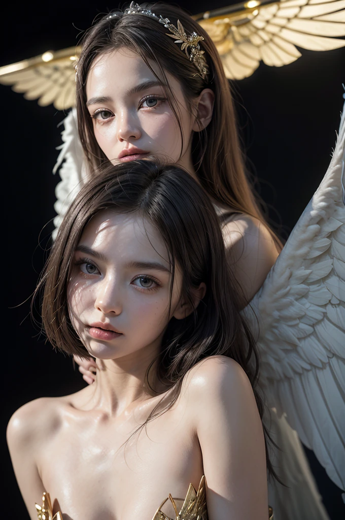 Naked shaved elementary school student,An angelic, young smile,6-year-old's shaved pussy photographed from below, body type