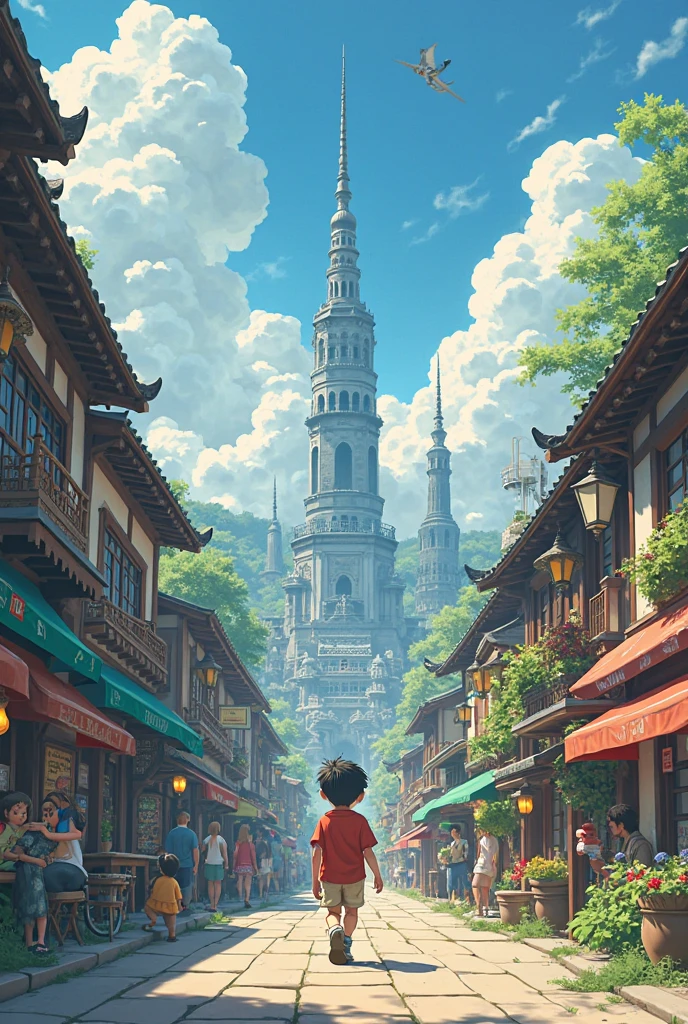 A Ghibli boy gets the chance to go abroad