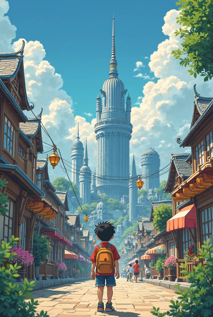 A Ghibli boy gets the chance to go abroad 
