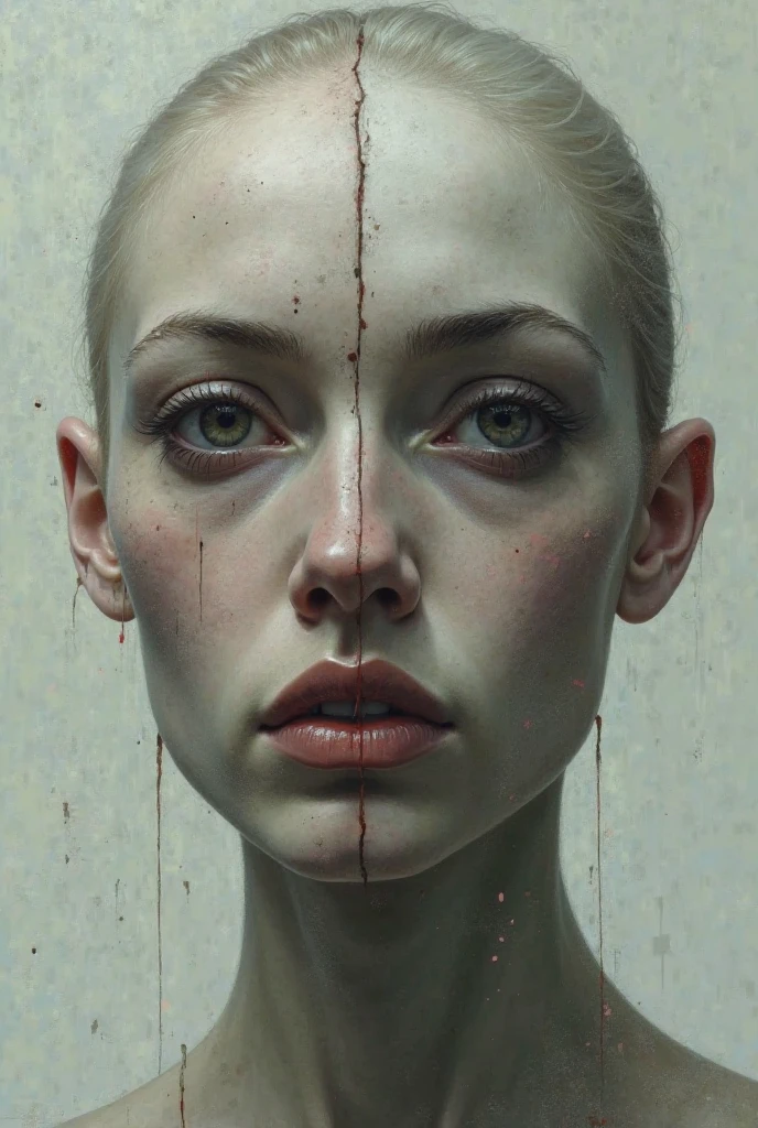 A human with a double face or double personalities 