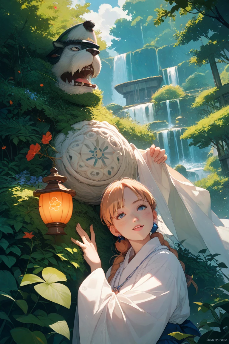 In Ghibli style