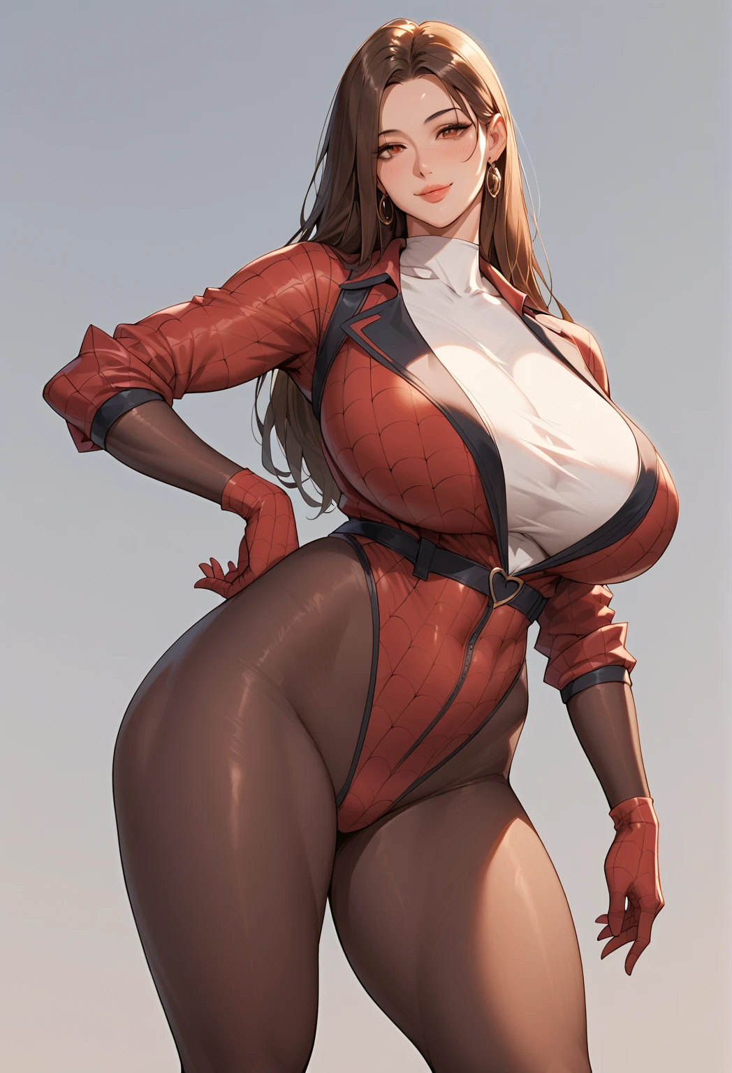 (masterpiece, best quality:1.2), cowboy shot, solo, 1girl, raven branwen, expressonless, looking at viewer, saluting, armor, thighhighs, (gloves:1.1), necklace, (dollsuit), (Beautiful,huge_Breasts:1.7), (beautiful_face:1.5),(muscular_female) (full_body), (thick_thighs:1.4), (oppai:1.6), (oppai_proportions:1.6), (platform_heels:1.7), boots, Beautiful long legs,Beautiful body,Beautiful Nose,Beautiful character design, perfect eyes, perfect face,expressionless eyes, looking at viewer,(full_body), official art,extremely detailed CG unity 8k wallpaper, perfect lighting,shiny skin, (masterpiece:1.5),(best_quality:1.7), (ultra high res,4K,ultra-detailed), photography, 8K, HDR, highres, absurdres:1.2, Kodak portra 400, film grain, blurry background, solo, 1girl