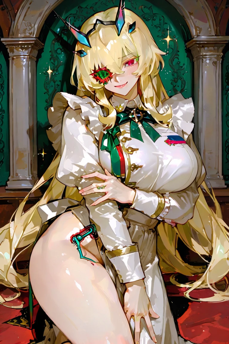 Woman saluting,Blonde,Long hair is thick,very red lips,Big Ass,Narrow waist,Long legs,Green Eyes Standing 8k(( A sloppy smile, The face we're looking for), ,8k(( Anime Style, The facial expression is good, Anime Style緑色の眼, The facial expression is good:1.5)), Standing at the station, Morning, Beauty, soldier, uniform,spring,cherry blossoms,looking at the camera