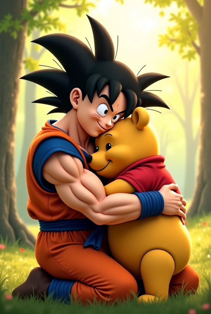 Fredy of fnaf gay kissing goku 
