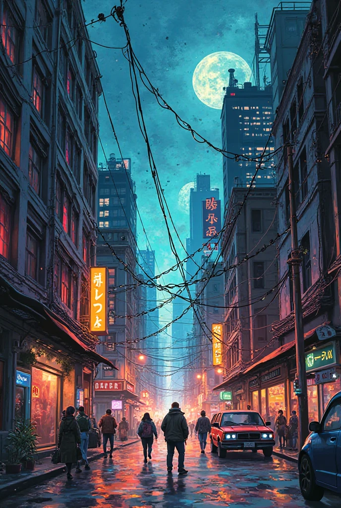 Create the complete comic with the dialogues 