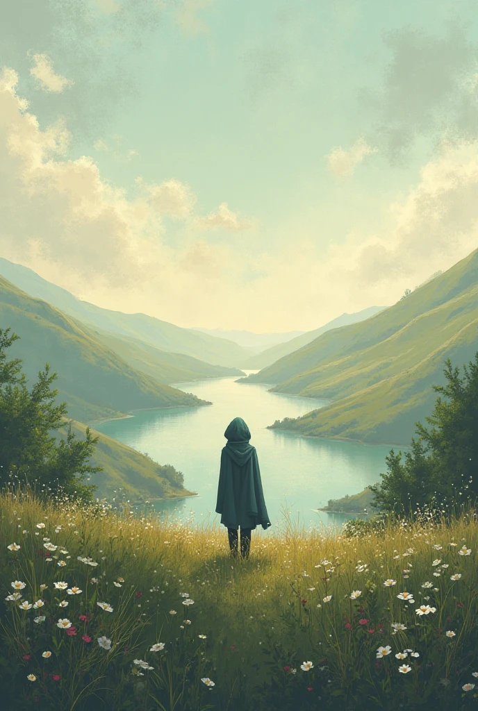 Escaping confusion with a landscape background