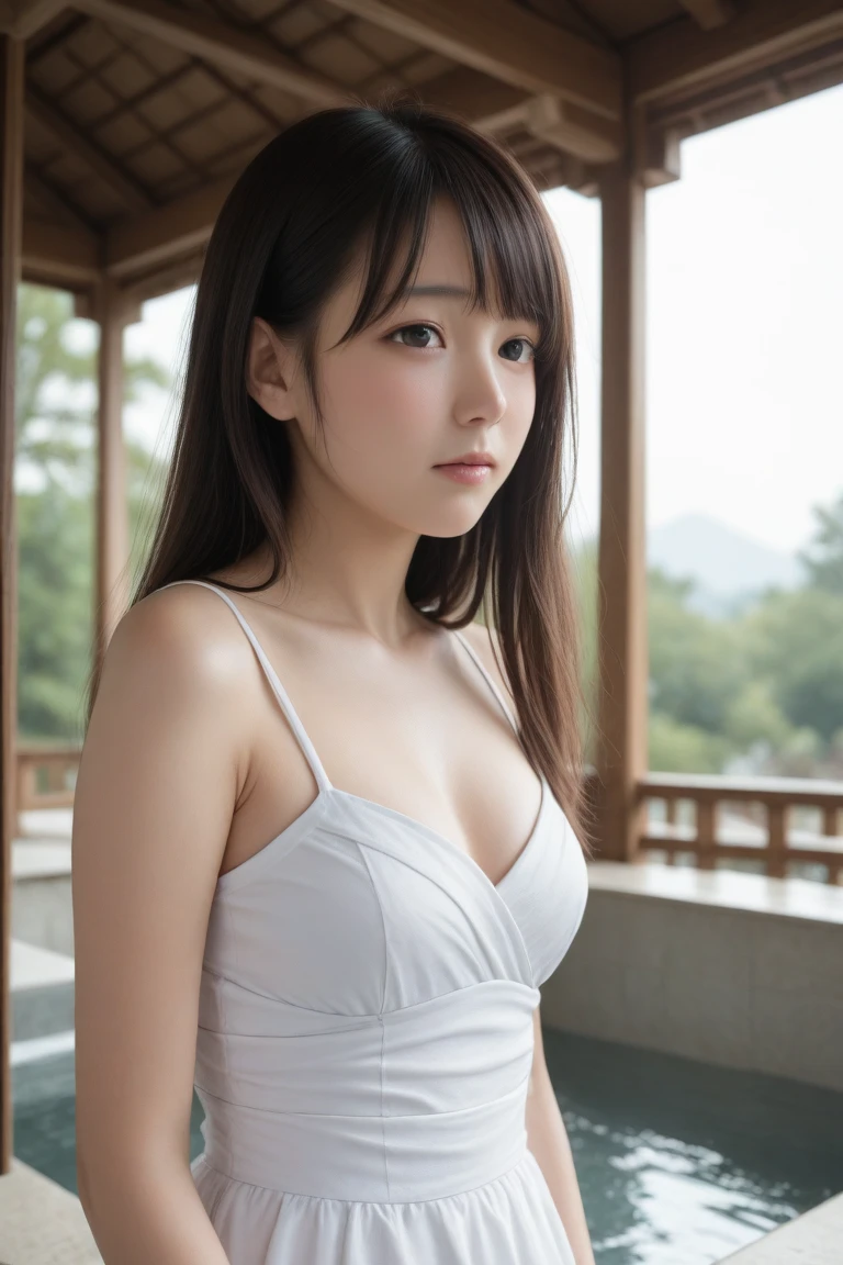 (highest quality、table top、8k、best image quality、Award-winning work)、One cute high school girl、alone、perfect beautiful composition、(Uniform shirt with full chest opening:1.5)、(unbutton your shirt、Fully exposes bare breasts:1.5)、(barely covers the nipples:1.5)、(very small naked breasts exposed:1.5)、slender body、(A shy smile looks at me:1.1)、(strongly blurred park background:1.1)、natural makeup、Ultra high definition beauty face、ultra high definition hair、Super high-definition sparkling eyes、(Pure white skin that shines with ultra-high resolution:1.1)、Super high resolution glossy lips、accurate anatomy、ultra high definition hair、(very bright:1.1)