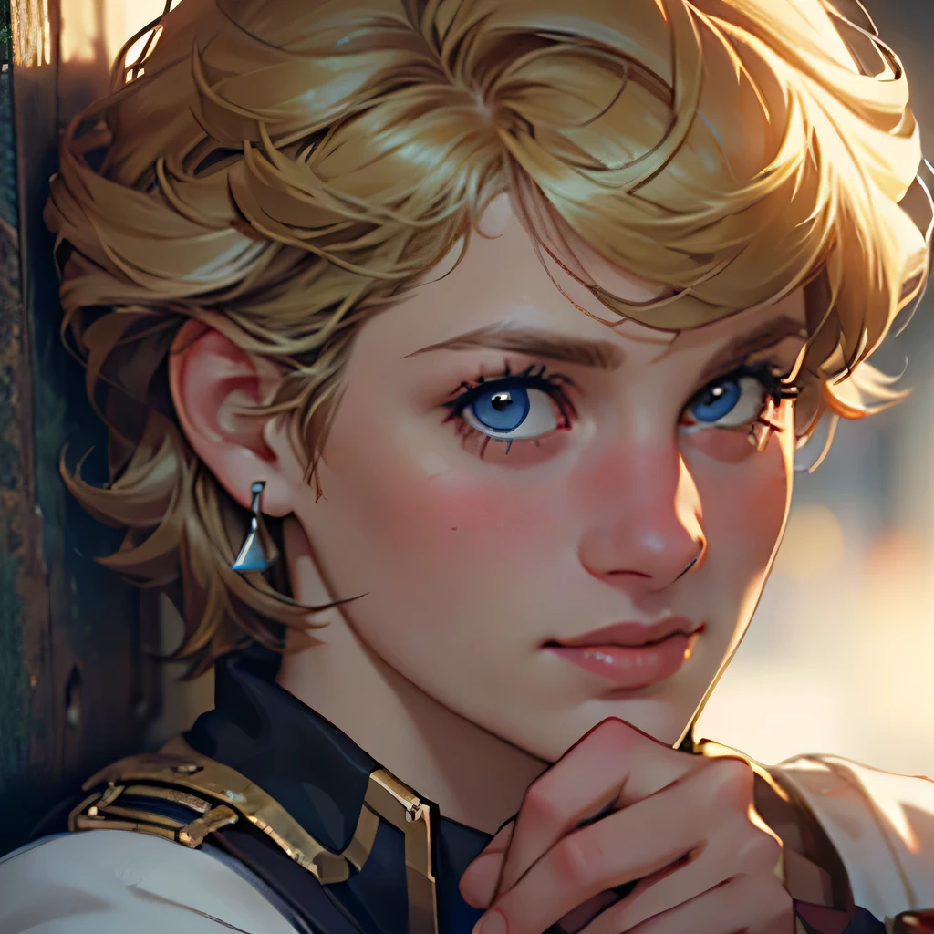 (masterpiece:1.3), (8K, Realistic, RAW Photos, Highest quality: 1.4), (One Girl), Beautiful Face, (Realistic Face), Beautiful Hairstyles, Realistic eyes, Beautiful details, (Realistic Skin), Beautiful Skin, Absurd, charm, Ultra-high resolution, Ultra-realistic, Very detailed, Golden Ratio, (Best Shadow), Cinematic, (Complex:1.4), High Contrast, Side lighting, ((Princess Diana)), ((Accurate hands and fingers)), ((Captain Britain)), Caucasian female, (Blonde Hair, short hair:1.3), (Voluptuous body), ((睨みつける)), (UnionJack costume, UnionJack round shield), 大きな胸, 大きな尻, NSFW ((しゃがんで膣穴を触る)), フラッシング, 汗, nsfw ((Masturbation:1.0)), (オルガスム:1.1),