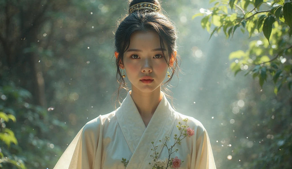 A Korean female teacher with mystical powers