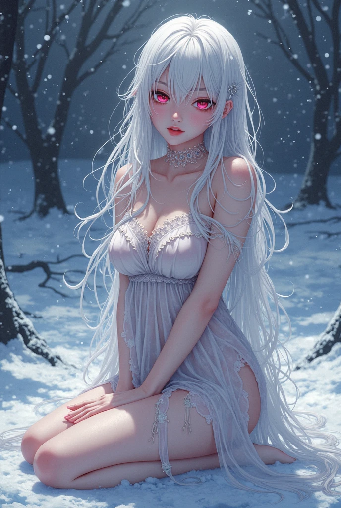 Girl's seductive nudity,Reveals white skin,Snow-white beautiful legs are exposed,Curled up on the ground,Wrap your arms around your legs,Full length of colorful hair(1.9),Color gradient for long hair,Messy hair,Barefoot,Full body like,realskin,realcumAI,Snow-white skin,Snow-white alluring thighs,Top image quality,Extreme light and shadow,White panty hose,High details,Standing painting,lines of movement,dynamicposes,PC Wallpapers,Two-thirds of the canvas generates the body,Move the chart Green Forest,nakeness