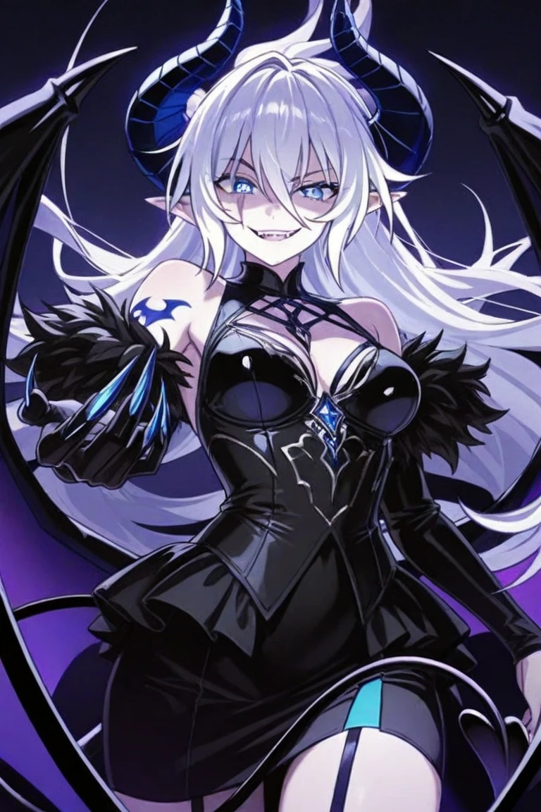 highest quality Highest quality Draw a face carefully High-definition anime-style face Super Glowing Skin Black leotard Bat-print purple pantyhose Succubus lure smile squat Morrigan Aensland