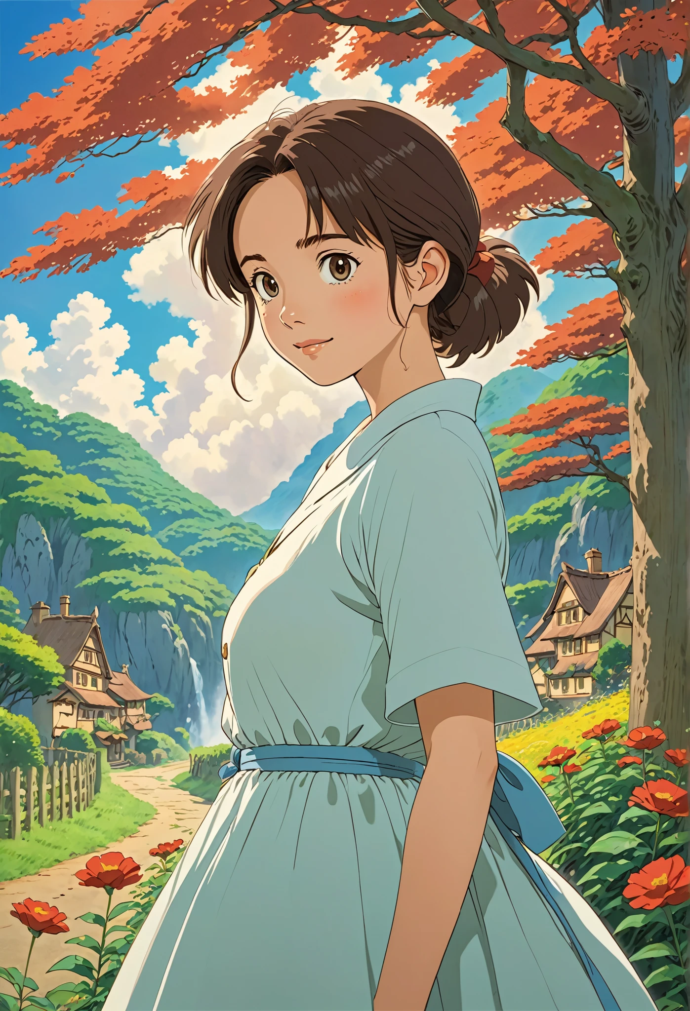 make it into ghibli style