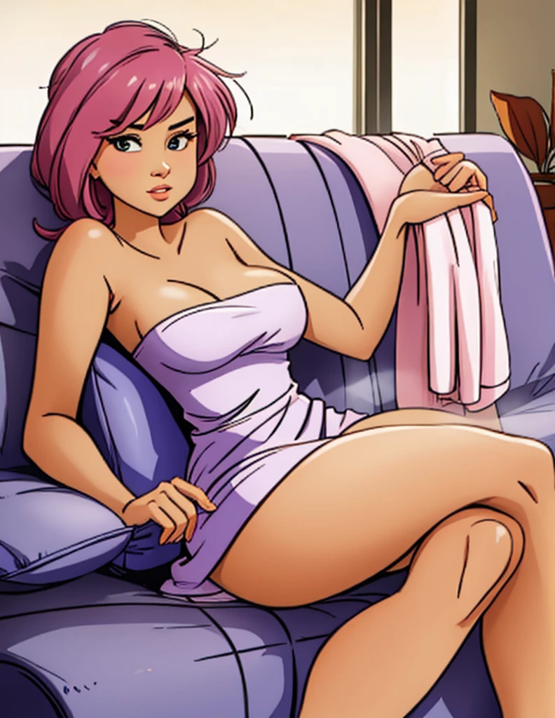 girl with lofi vibes with sexy look attractive and anime 