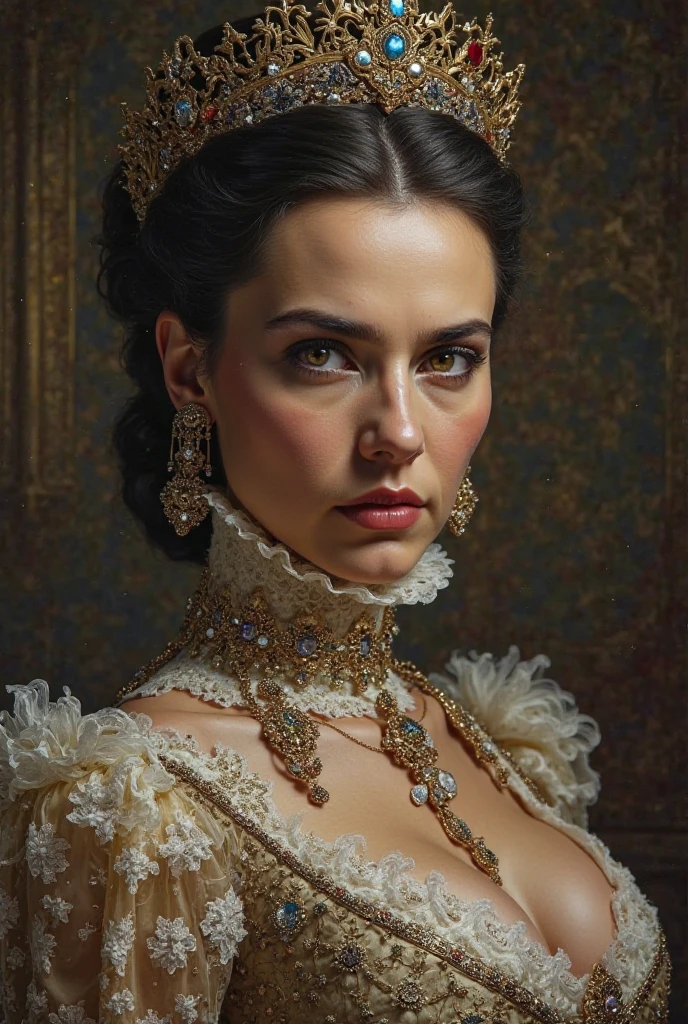 Sisi image looking angry