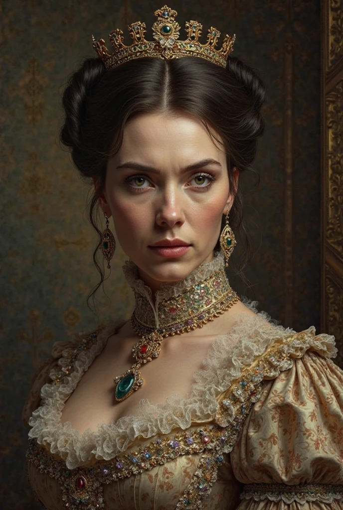 Sisi image looking angry