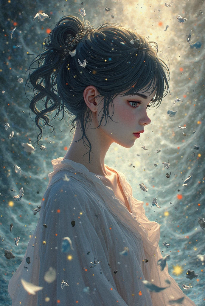 Respiratory infection anime image 

