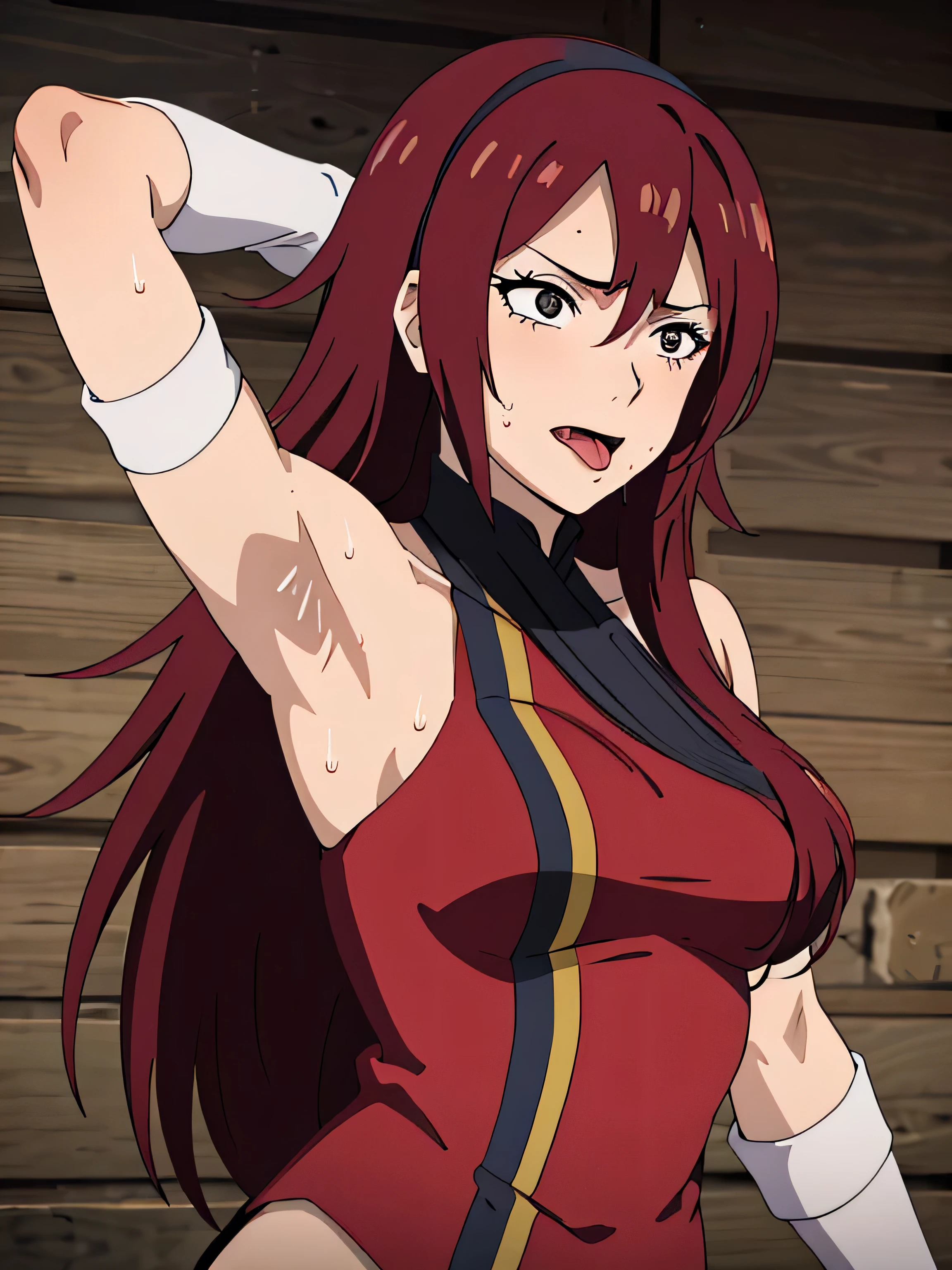 a masterpiece of,1woman,A wonderful character show,4K anime,(animel:1.2),An anime painting of a heroine in Hanfu and a bikini,Mysterious oriental atmosphere,Tall,Slim and well-proportioned waist and abdomen,perfectbody,Realistic Hanfu,Wear boots,Combat posture study,All body in,Dress,Image of a female boxer,Martial arts anime style,colored sketch,Sketch art style,anime artsyle,digital anime,superhighresolution,Realistic scale SFW,Place your hands in her body position!,Full body combat stance,Combat action,Gesture painting,Fine sketching,full body portrait of,,Anime Paintings